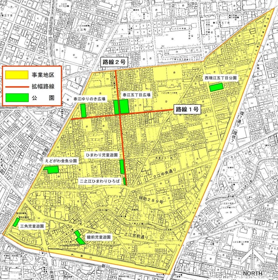 二之江西地区図