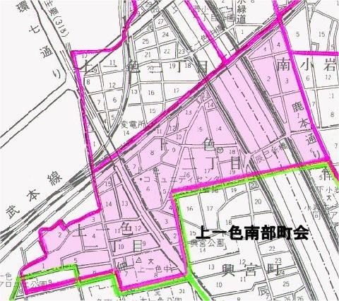 図　上一色南部町会