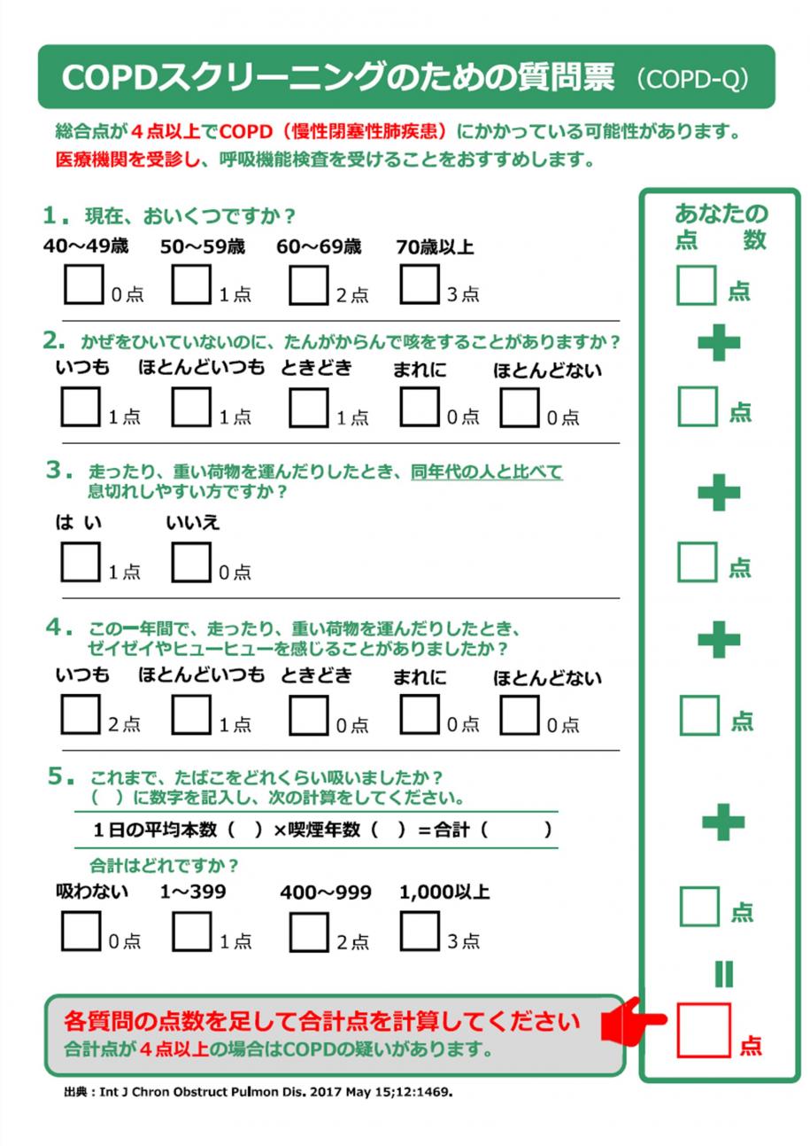COPDスクリーニング