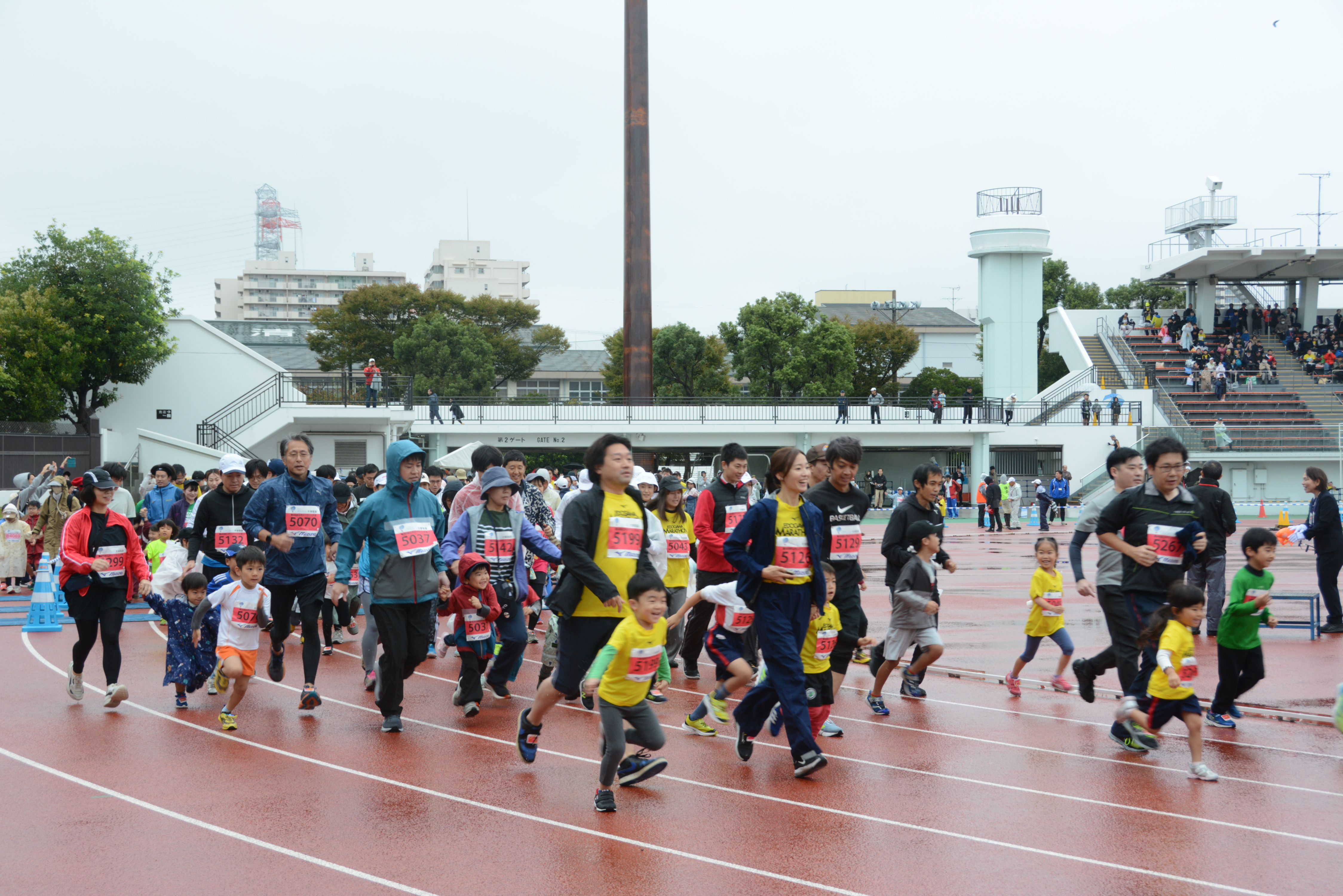 江戸川マラソン大会の様子