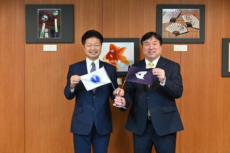 佐藤市長と斉藤市長