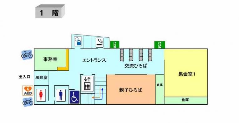 江戸川コミュニティ会館1階