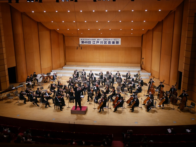 江戸川区音楽祭演奏中の様子
