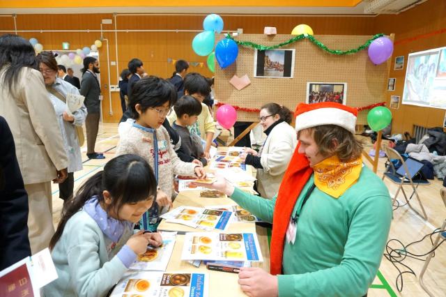 英会話体験の様子