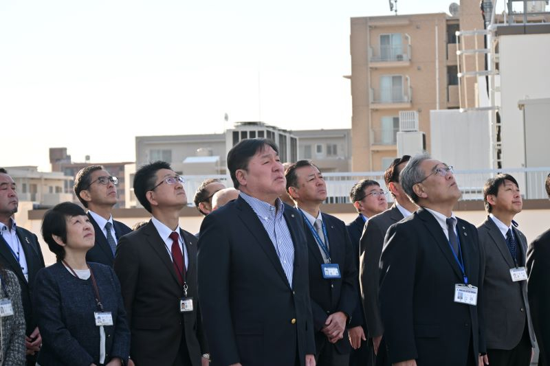 国旗区旗掲揚式