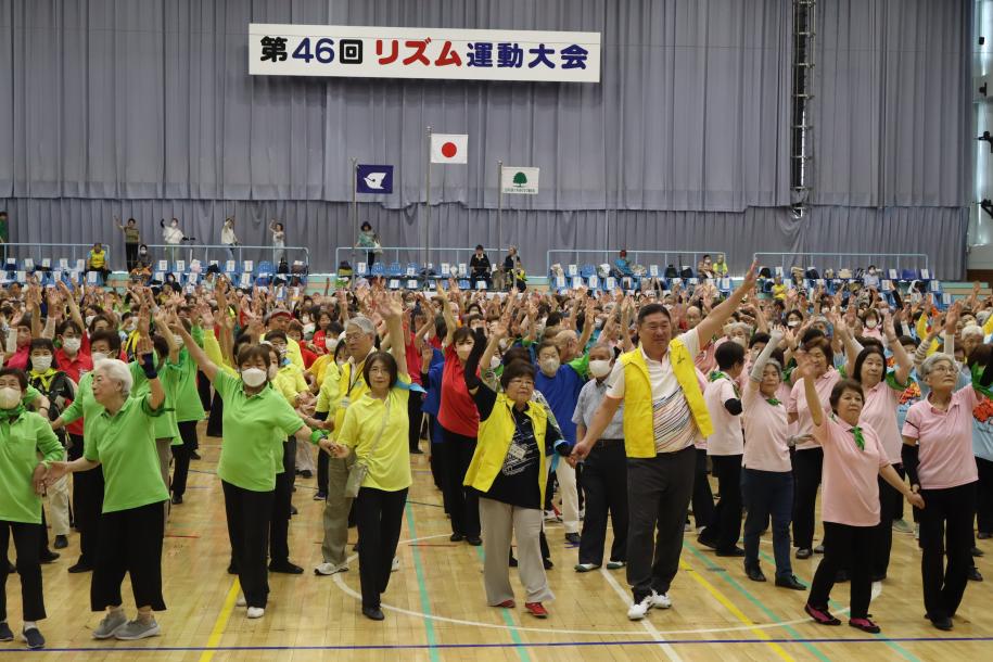 リズム運動大会の様子