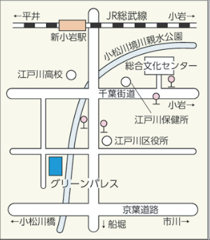グリーンパレス地図