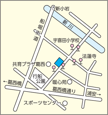 葛西くすのきカルチャーセンター　周辺地図