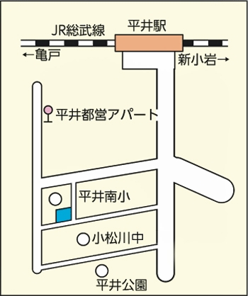 小松川くすのきカルチャーセンター　周辺地図