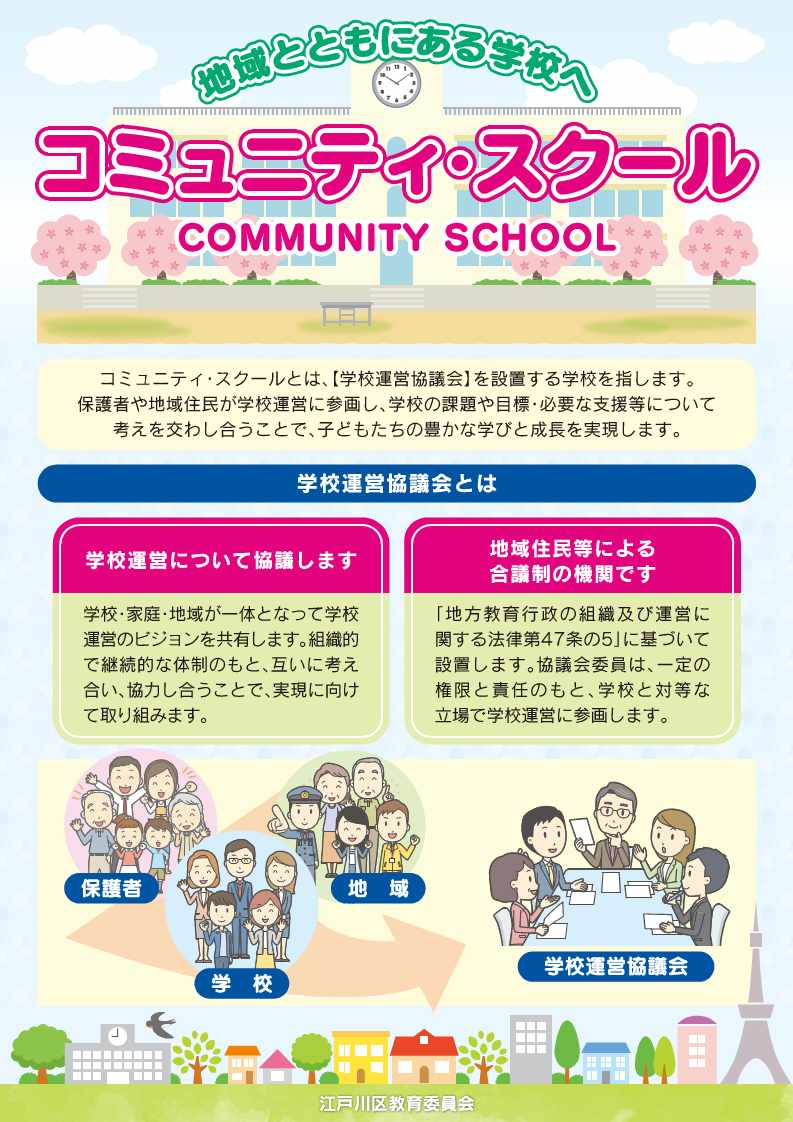 コミュニティ・スクールちらし表面