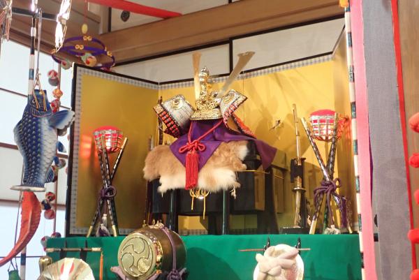 五月人形の展示