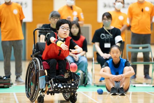 小学生ボッチャ競技会