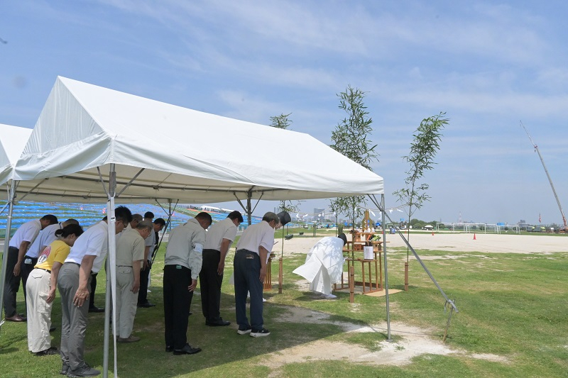 花火大会前の様子