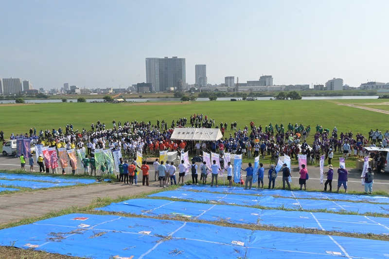 江戸リバークリーンフェスタに参加されたみなさま