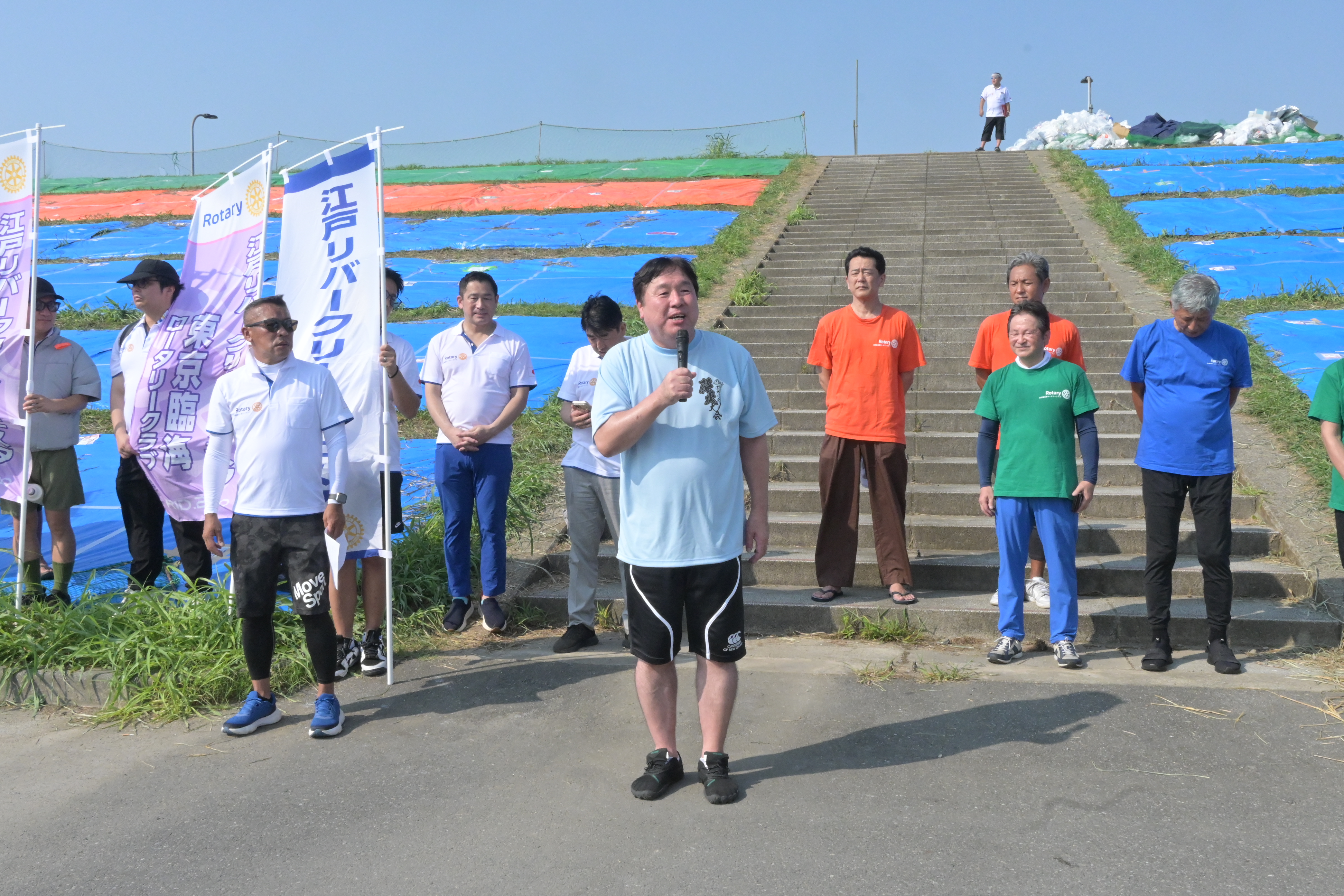 「江戸リバークリーンフェスタ」区長の挨拶