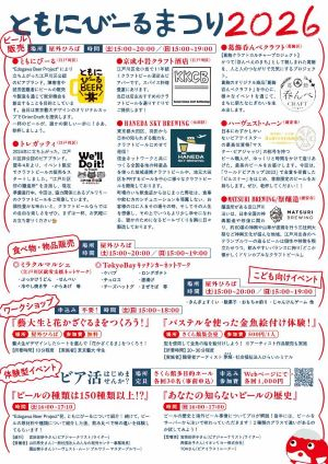 ともにびーるまつりチラシ うら