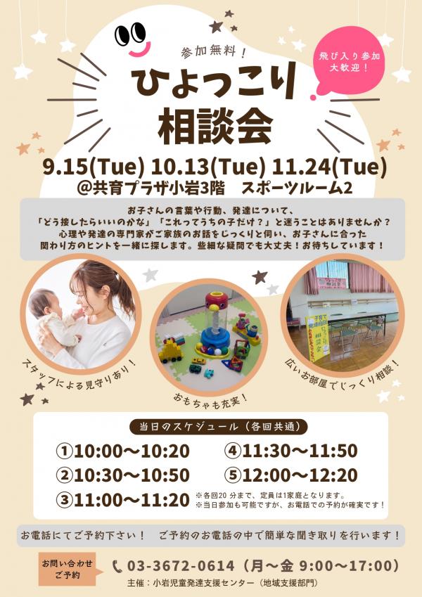 ひょっこり相談会のチラシ