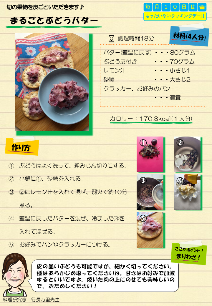 まるごとぶどうバター