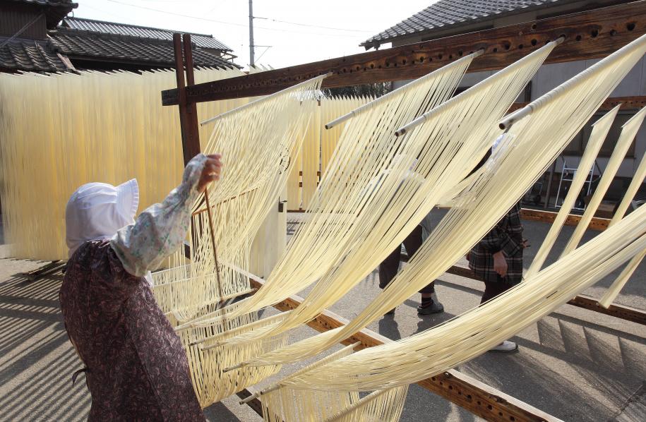 （浅口市）手延べ麺
