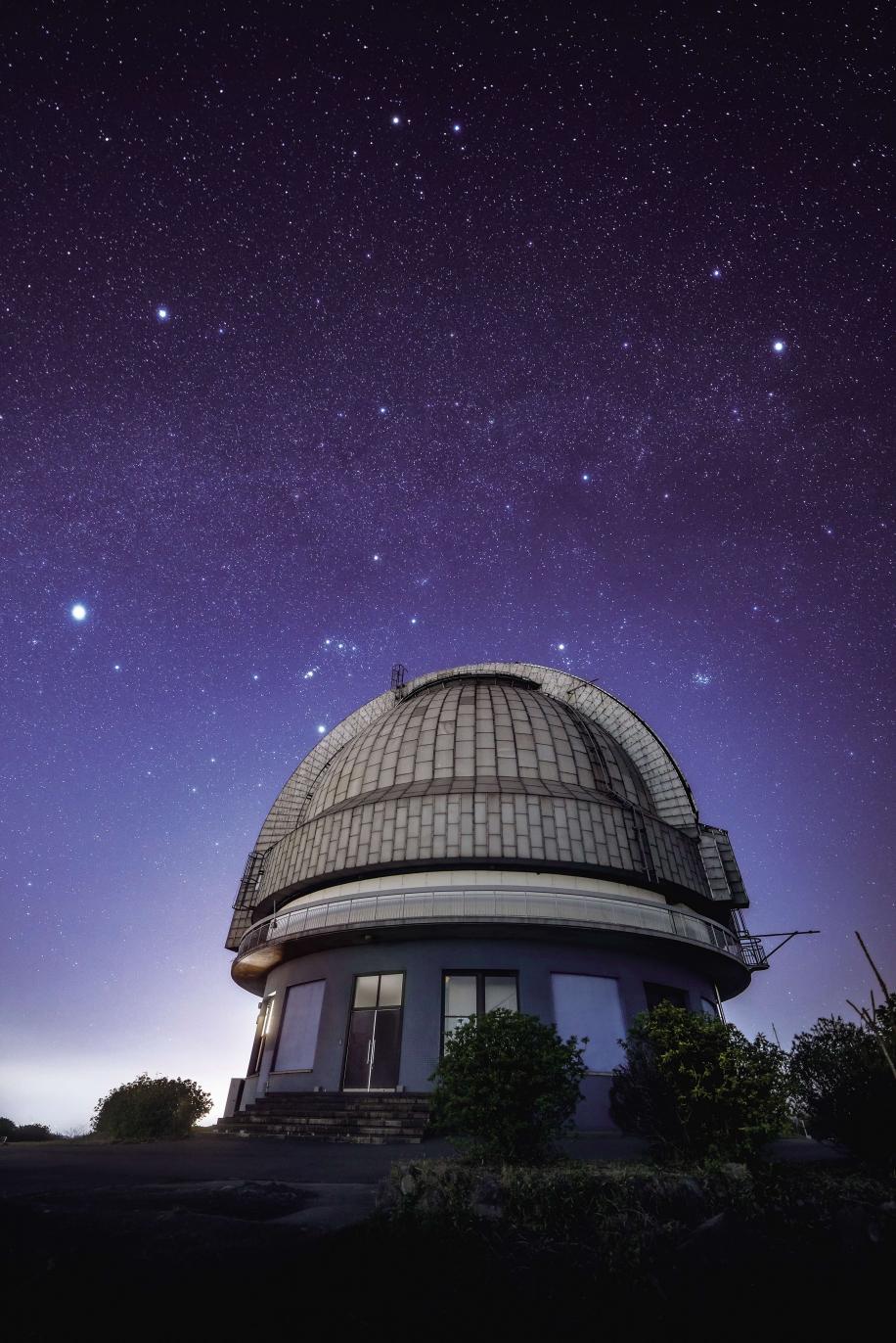 （浅口市）国立天文台ハワイ観測所岡山分室と星空