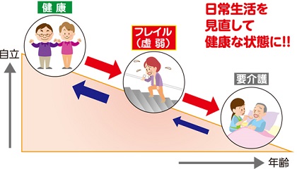 フレイルを予防して健康長寿を目指そう 江戸川区ホームページ