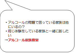 アルコール家族教室