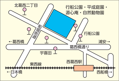 画像自然動物園周辺図