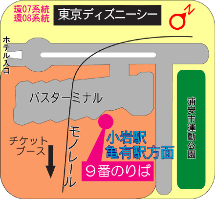 シャトル セブン 路線図 のりば案内 江戸川区ホームページ