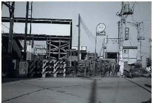 西からJR小岩駅を望む・昔